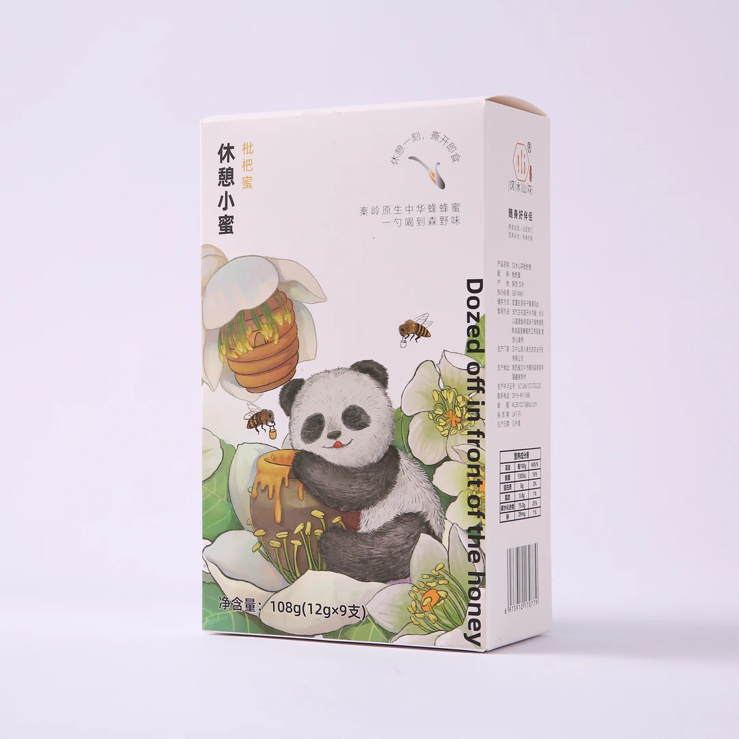 汉水山花休憩勺蜜枇杷蜜、洋槐蜜18支（108克*两盒）