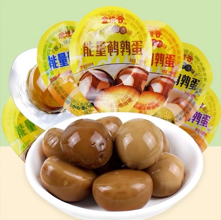 开袋爆浆的鹌鹑蛋