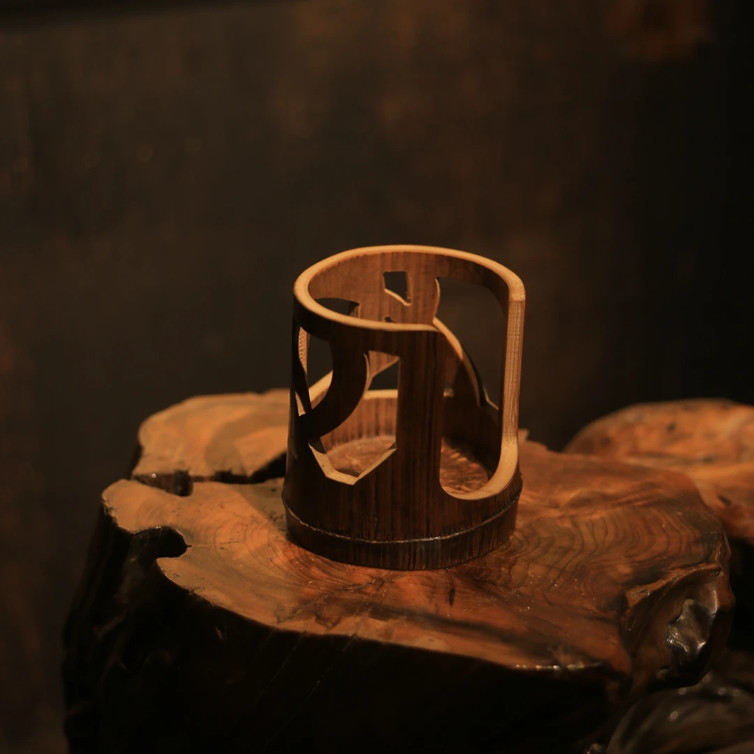 【长川】置杯筒 茶道六君子收纳桶筒单个茶筒泡茶工具花瓶