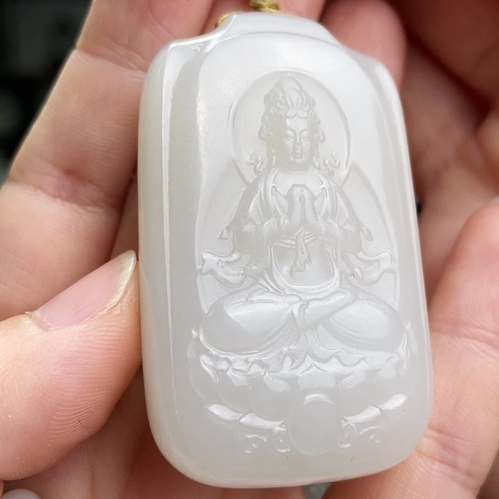 和田玉挂件未镶嵌