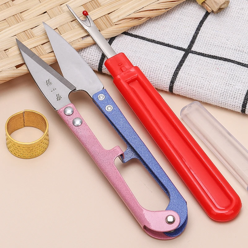 大号拆线器套装十字绣工具拆线刀挑线刀开扣眼快速割线器缝纫剪刀