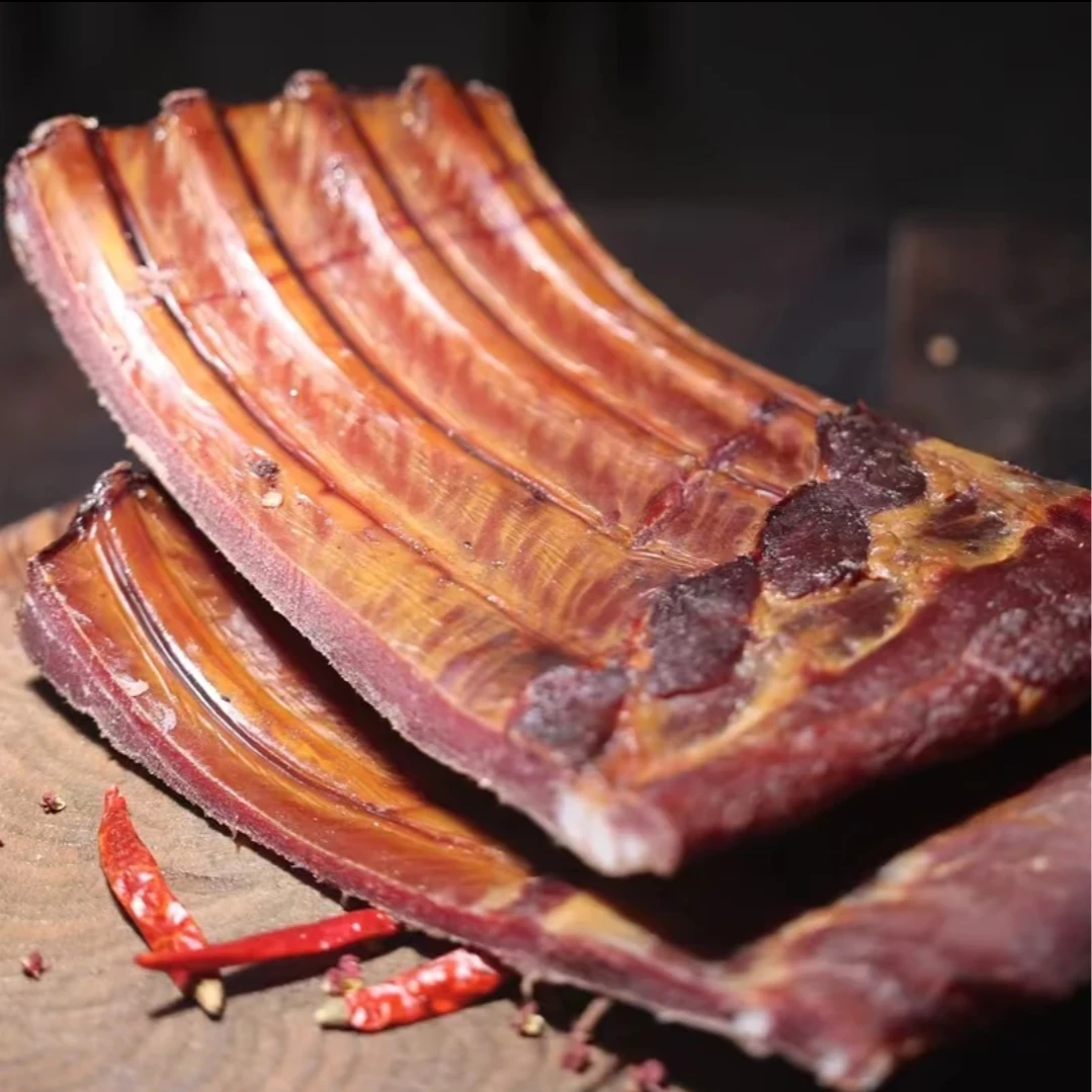 乡腊汇 【腊排骨】 精排仔排恩施柴火慢熏烟熏腊排骨 无龙骨杂骨