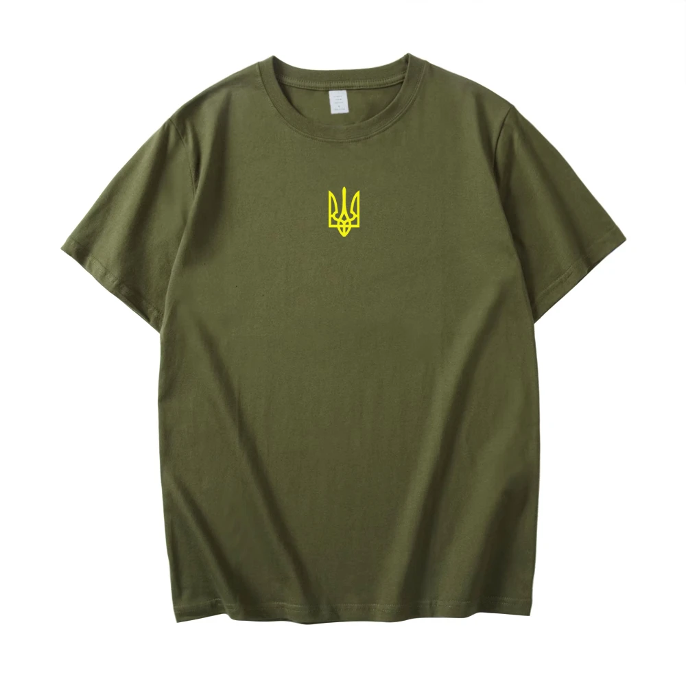 U17乌克兰Ukraine短袖T恤男女印花上衣服纯棉宽松休闲半袖时尚