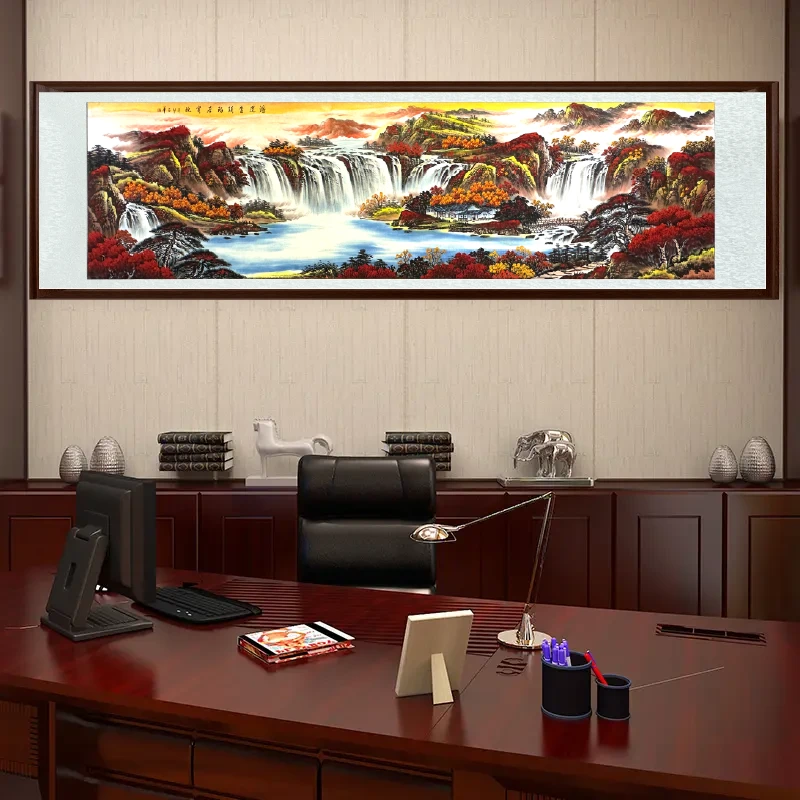 《鸿运当头福居宝地》金华老师纯手绘绘制，30平尺