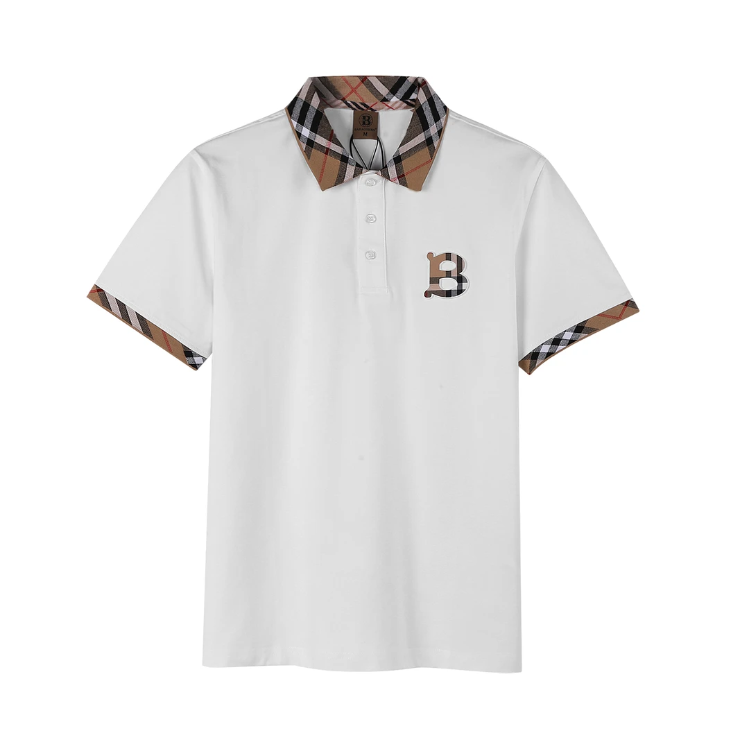 高端订购轻奢经典商务休闲百搭修身男女同款Polo衫(B2019)