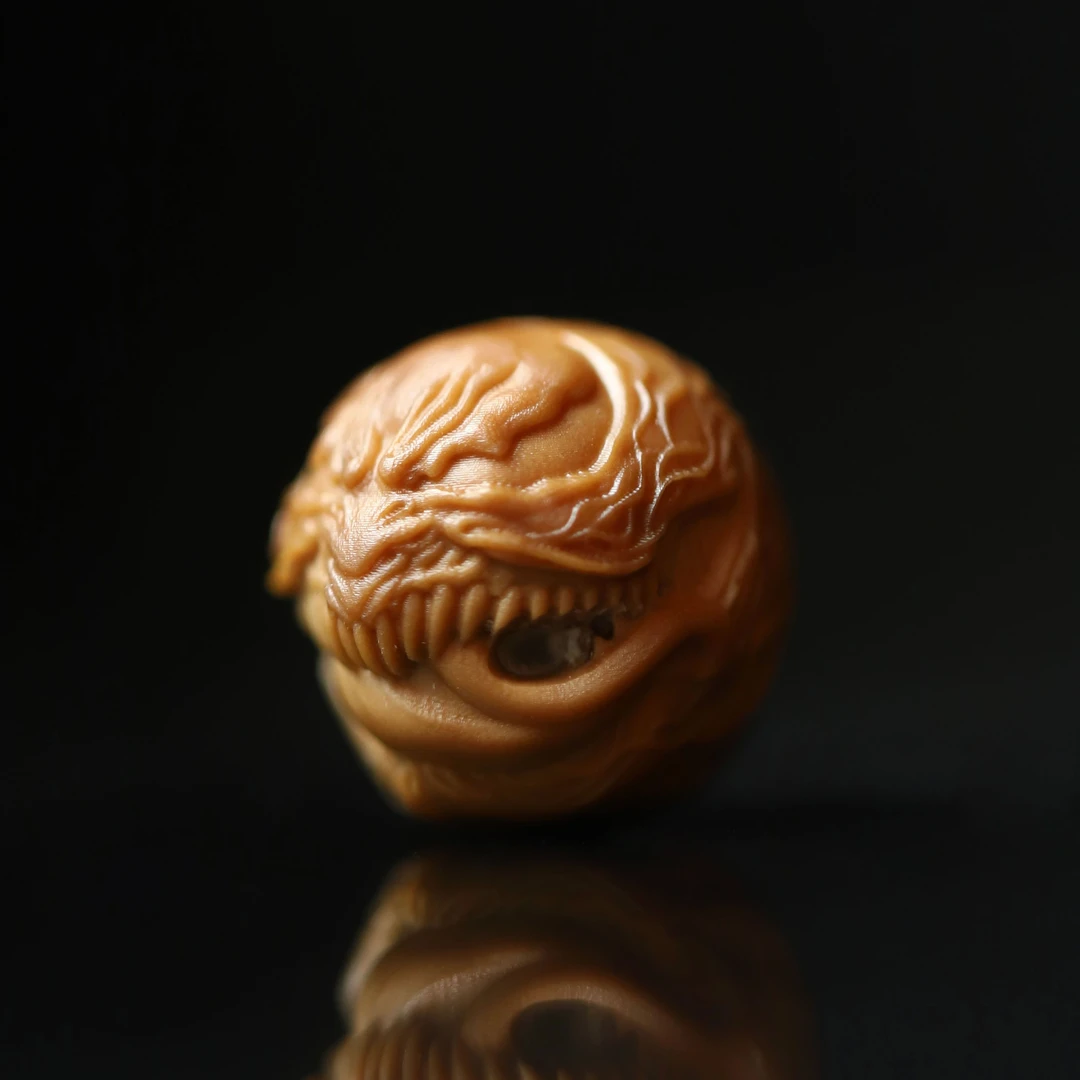 猴头 面具B 单颗 配饰 18mm