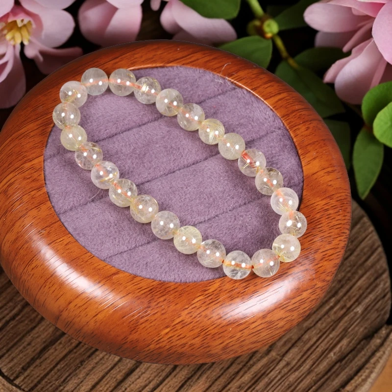 【飾上】F268  黄水晶手串7.7mm L 6053