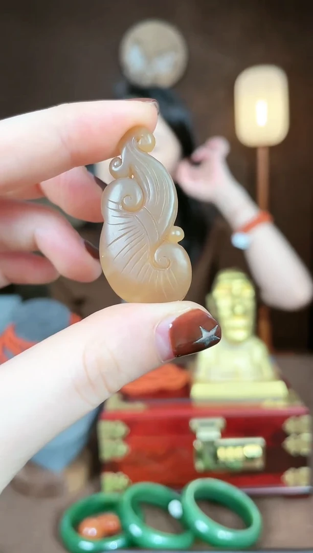 【闪购商品】和田玉挂件未镶嵌AP74 如意