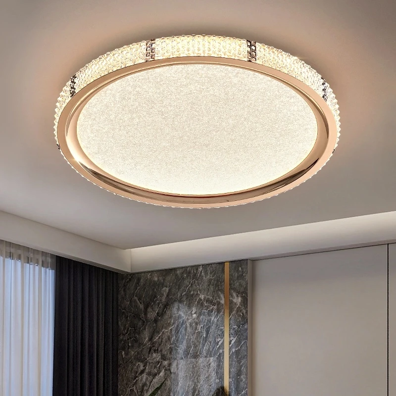 轻奢卧室吸顶灯意式极简房间圆形灯2024新款家用书房灯具