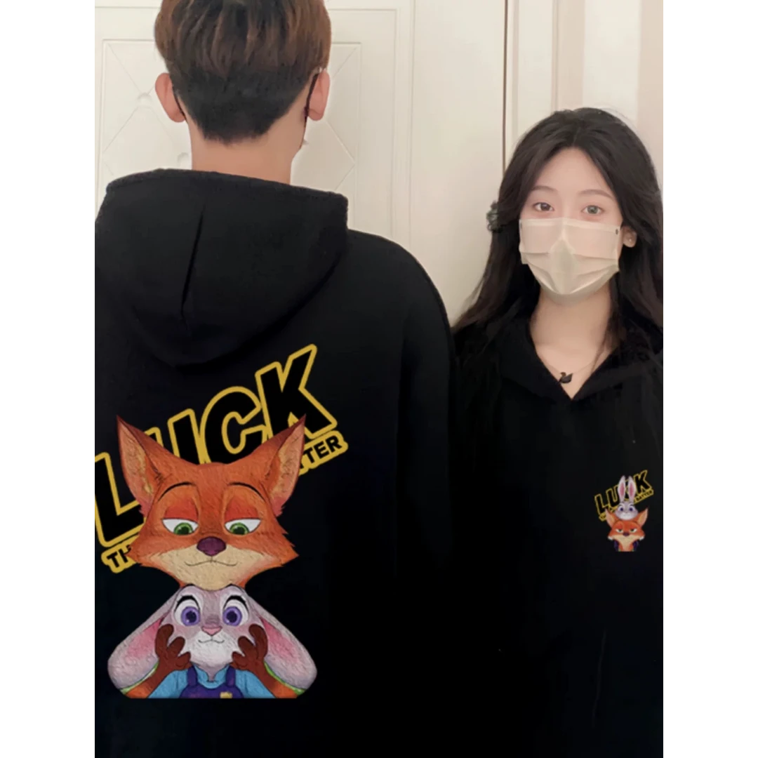 特别的情侣装卫衣一男一女秋季装2024新款班服高级感外套装春秋款