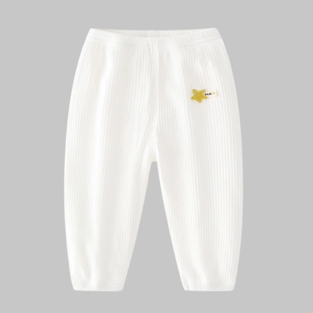 男女宝宝裤子夏季薄款儿童防蚊裤高能感外穿宽松婴儿空调长裤棉