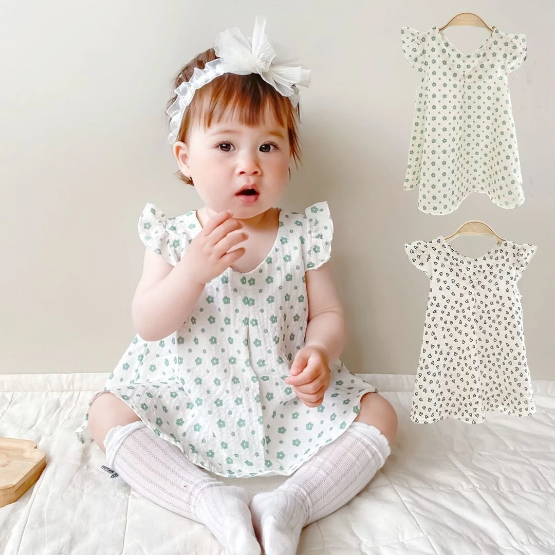 女宝宝夏季连衣裙洋气小清新背心裙女婴儿童装衣服女童夏装小裙子