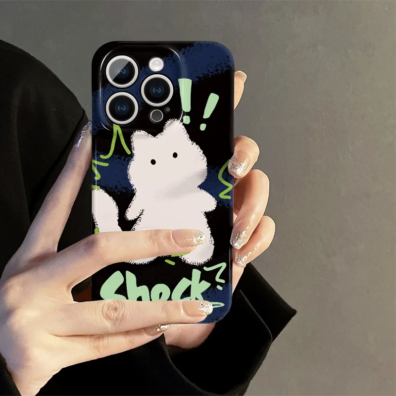 涂鸦惊叹猫菲林软壳/硬壳适用于苹果/华为/oppo/vivo/小米/一加/