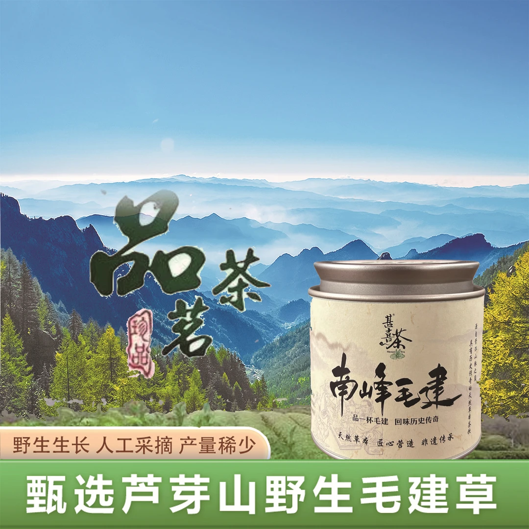 【甚喜】南峰毛建山西芦芽山毛建茶叶