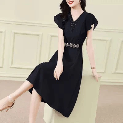 M-2024高端定制连衣裙LZ469