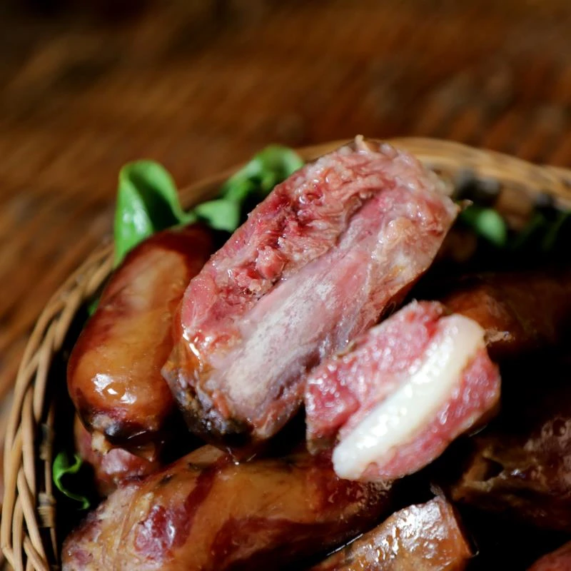 川香秋月 排骨香肠300g 土猪四川特产烟熏腊肠腊味排骨肠川味特色