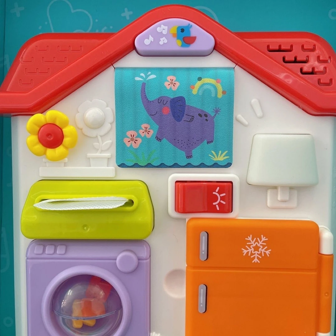 汇乐蒙氏感官训练屋声光早教益智启蒙玩具0-3礼物探索仿真过家家