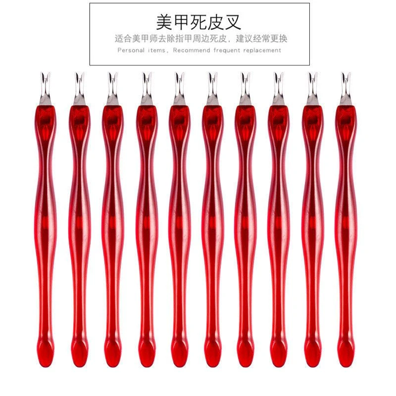 新款美甲工具死皮叉修甲缘去角质不锈钢推死皮铲刀修手清洁护理用