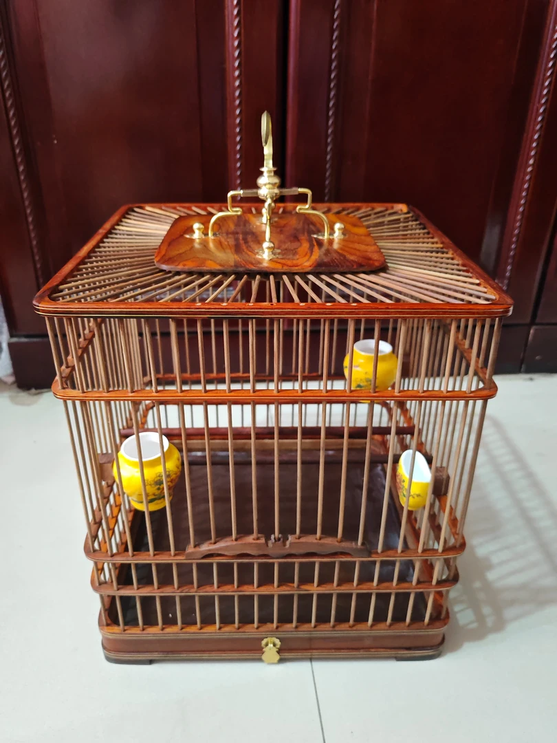 红酸枝直径30高35大方笼万能笼（可收藏的木料性价比超高）