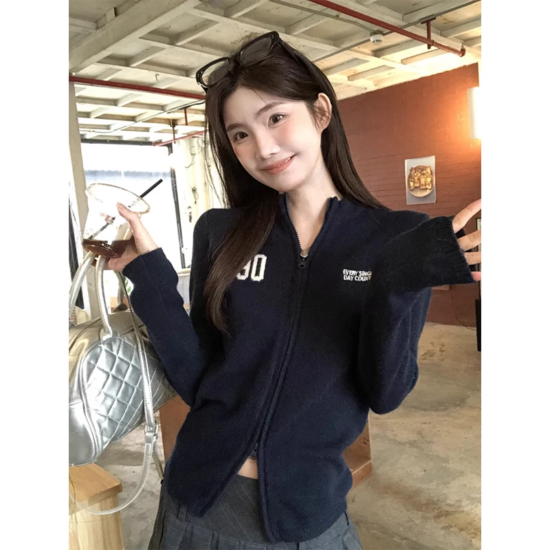 【萍萍清仓】针织衫  慵懒高级感超好看设计感毛衣针织衫TC6008#