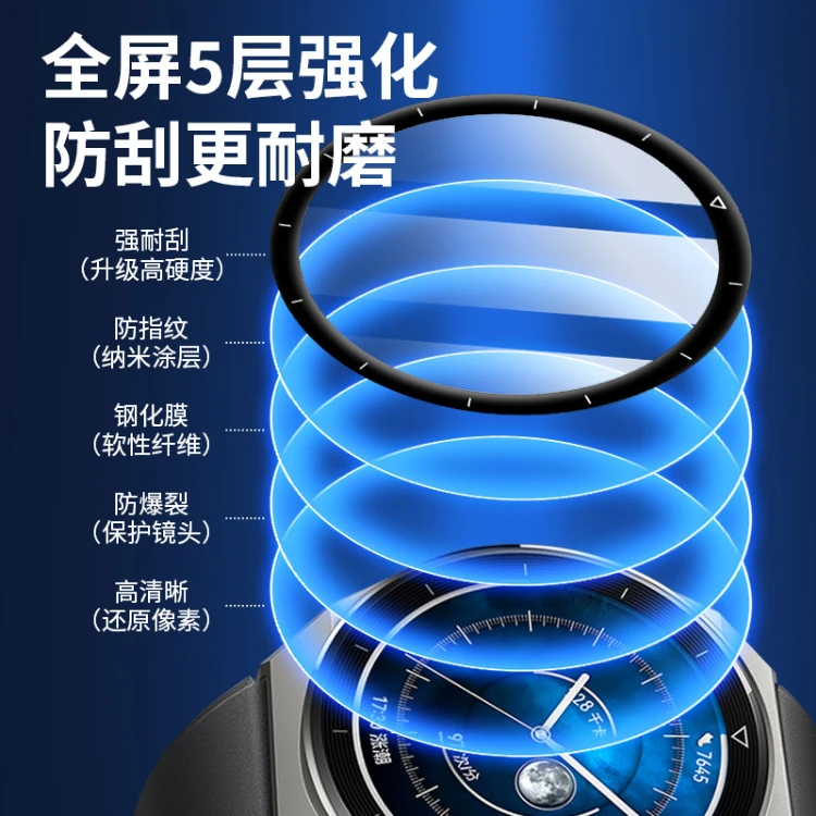 三片装适用于华为GT4/41-46手表屏幕高清保护膜/防摔/GT系列