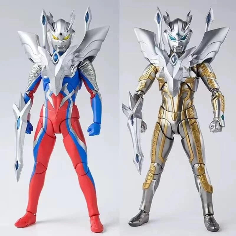 SHF终极赛罗奥特曼手办黄金闪耀赛罗人偶特利迦超可动关节男玩具