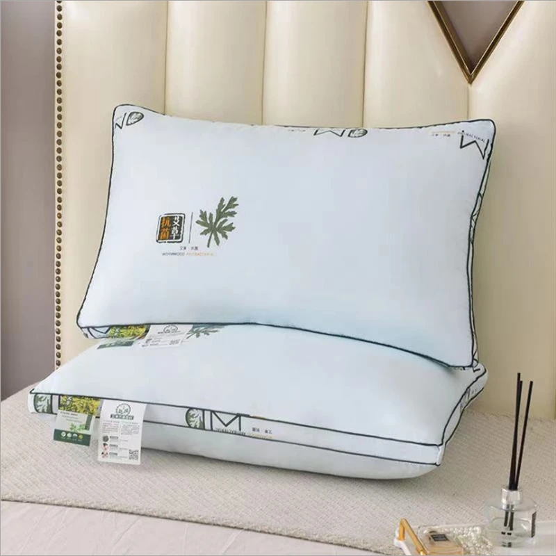 【LOVSAG专属】【新疆西藏包邮】艾草枕头套装一对成人护颈枕套枕芯