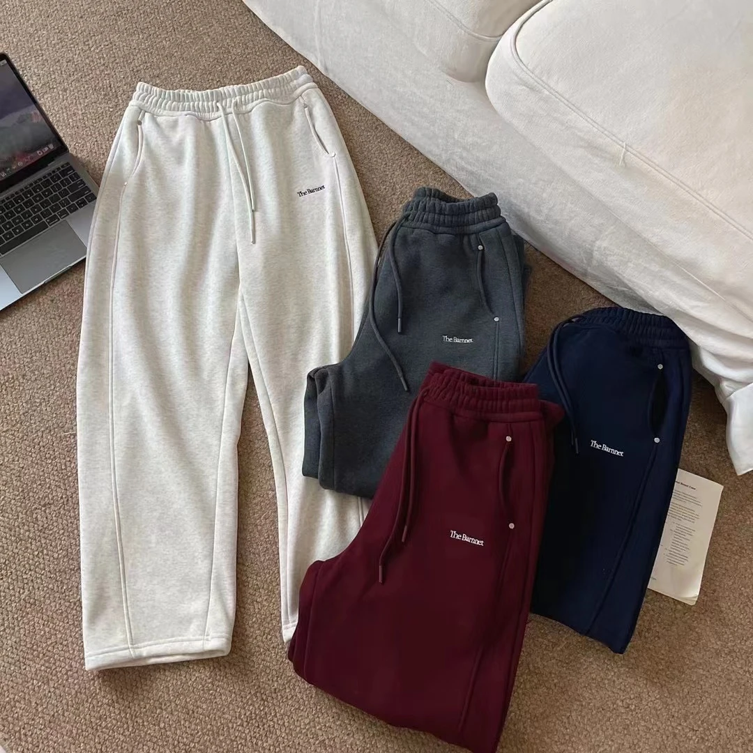 YD-[八-奶镰刀裤]2024秋冬加绒加厚韩版直筒休闲裤