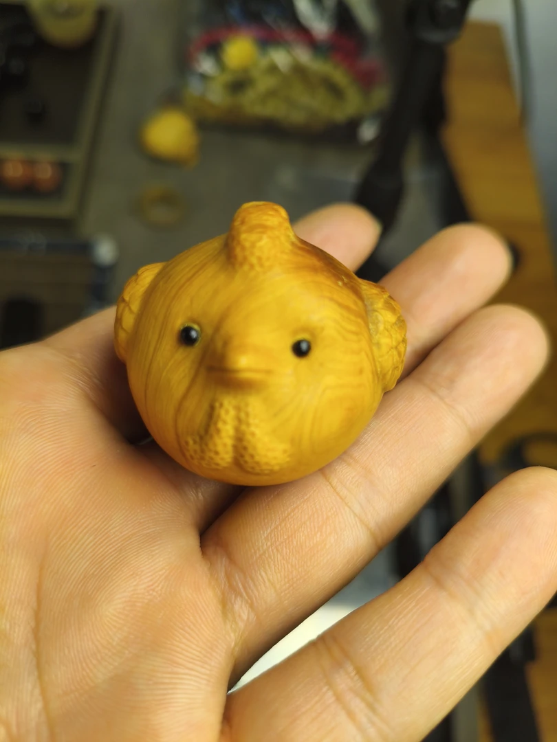 手把件汽车挂件生肖小鸡手把件