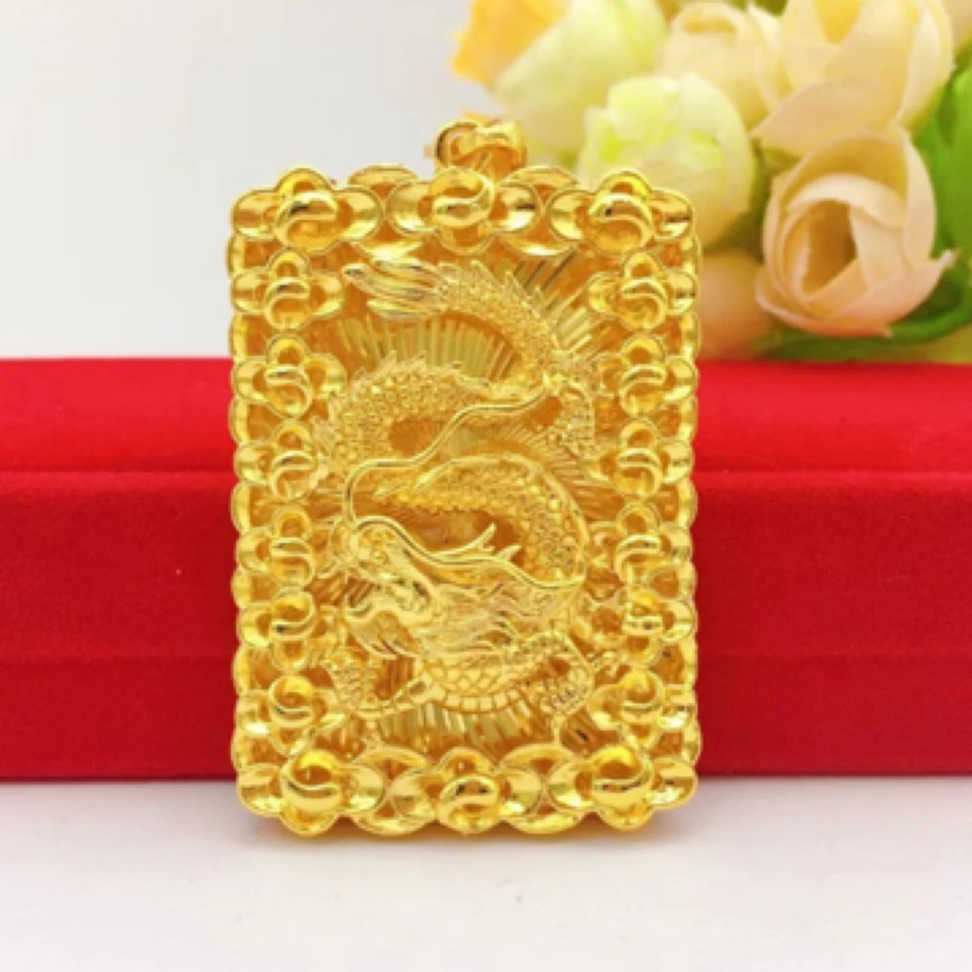 合金吊坠 合金吊坠 【抖音好物】龙牌吊坠JINPENG时尚霸气龙牌大气