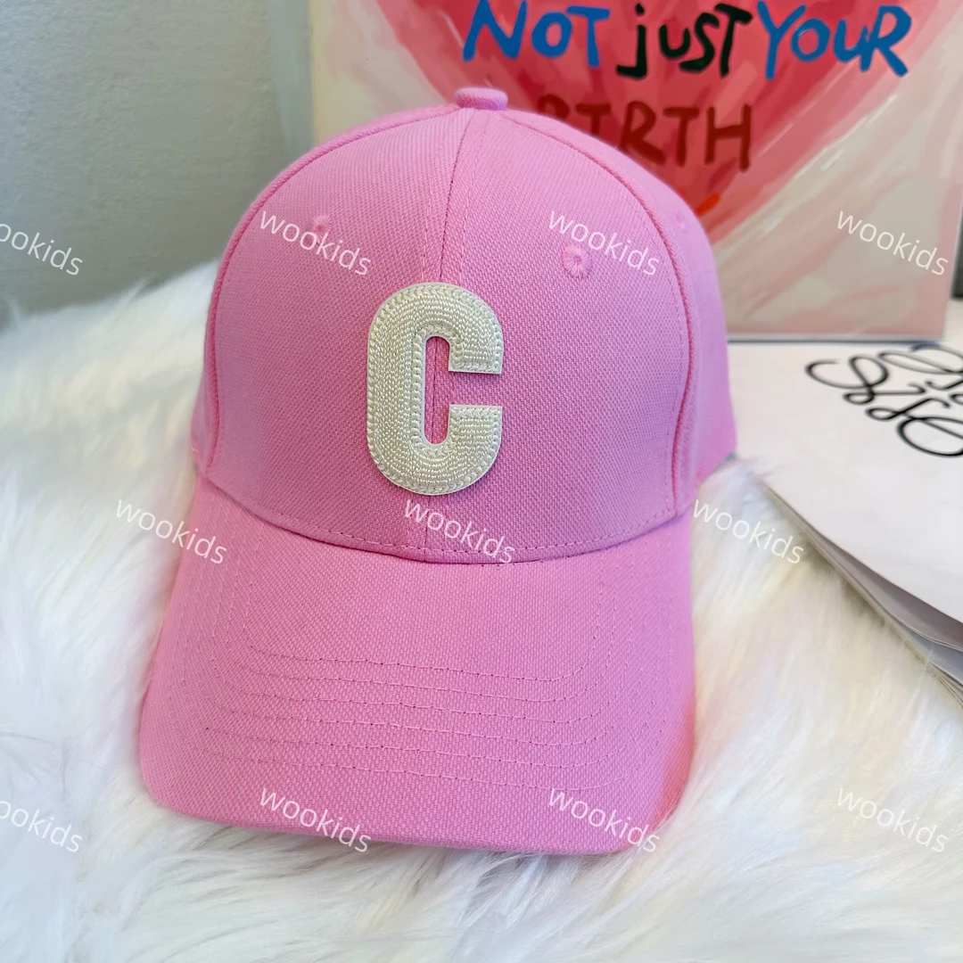 WOOKIDS亲子童装“奶油C”定制高定鸭舌帽 W23030612