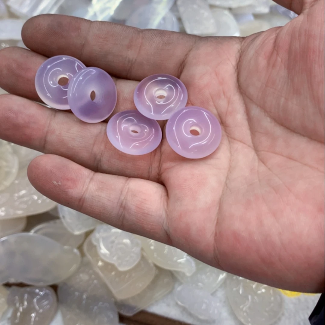 【闪购商品】烟晶手链银S925镶嵌玛瑙平安扣