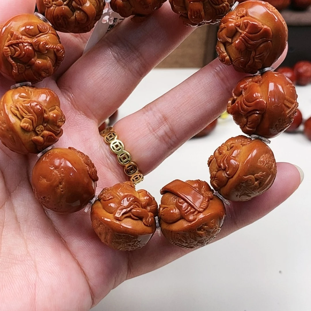 【闪购商品】橄榄核手串大****8财神手串