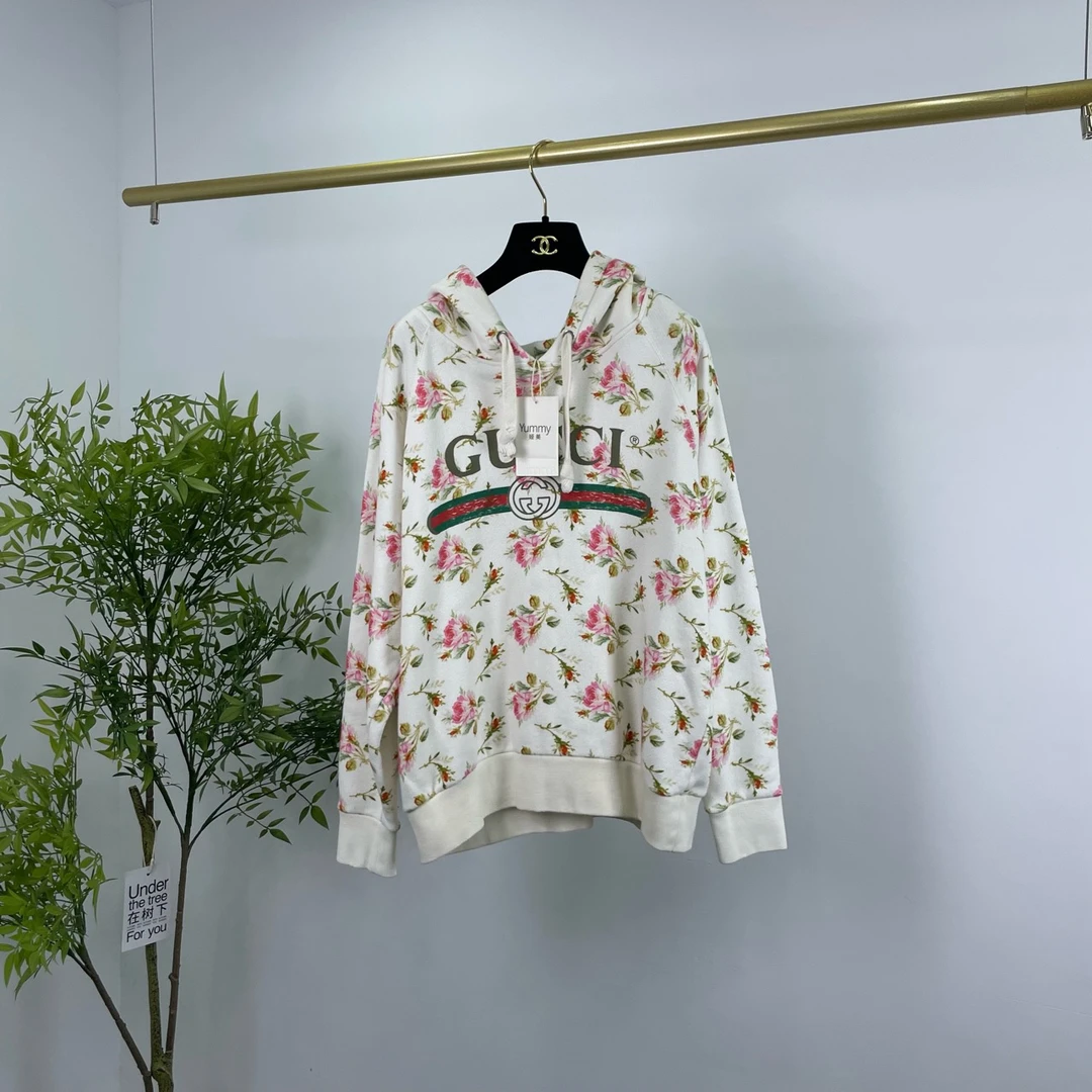 Gucci 古驰 花卉腰带卫衣 XXS码/95新/无配件 YM0836