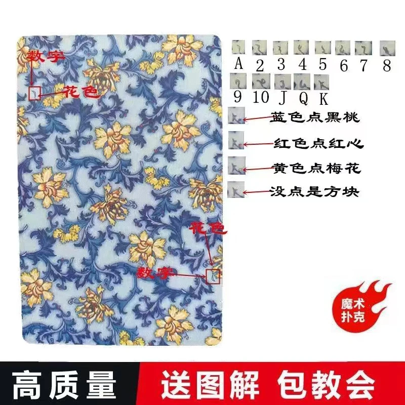 1318魔术道具扑克魔术卡片记号牌特殊密码牌