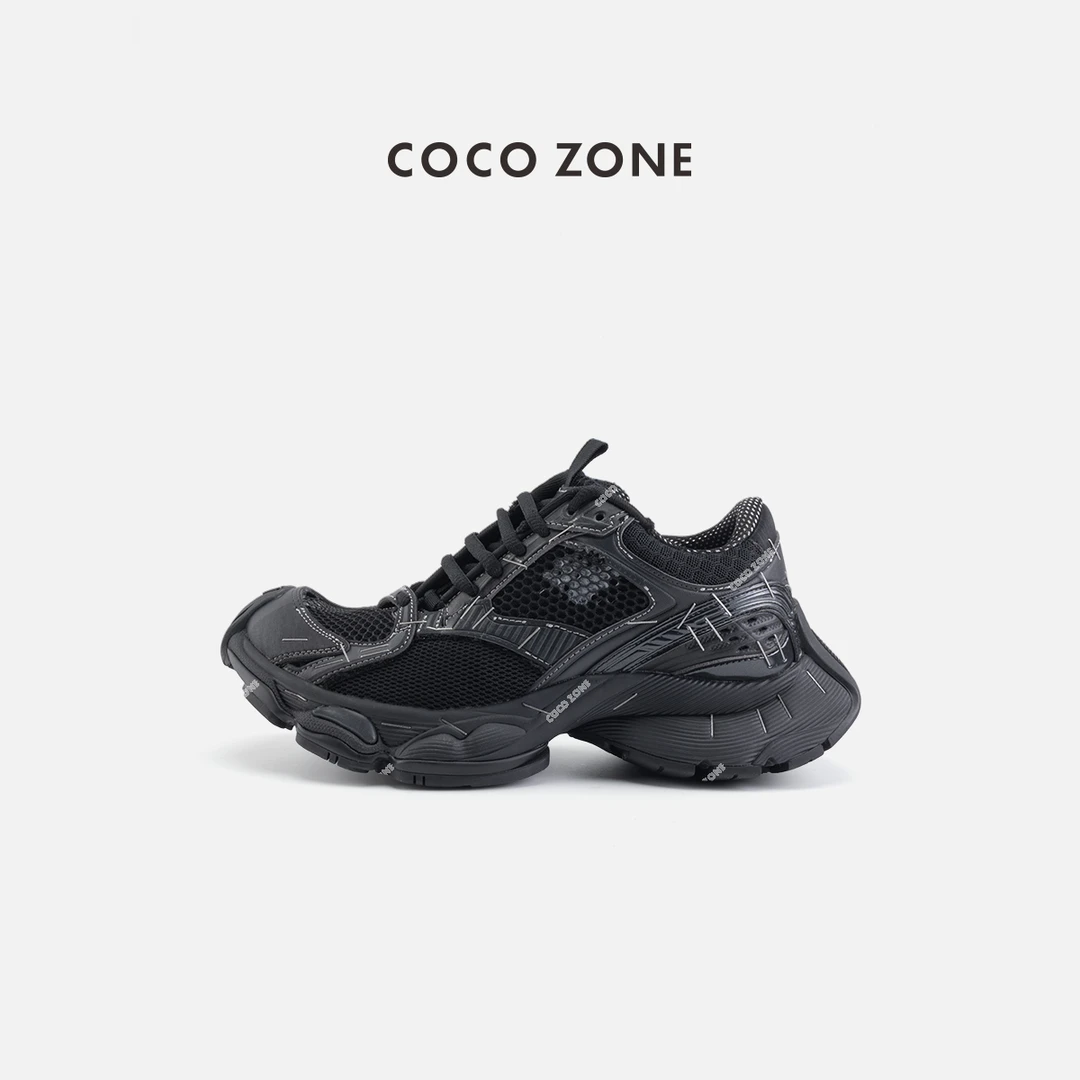 COCO ZONE 刘一一 巴黎订书机老爹鞋休闲厚底潮休闲鞋 CC2D2382