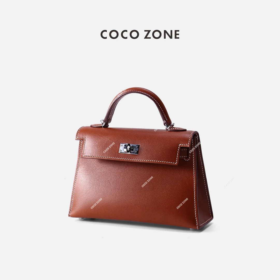 COCO ZONE 刘一一高级感女士手提轻奢复古气质单肩包包 CC2A0099