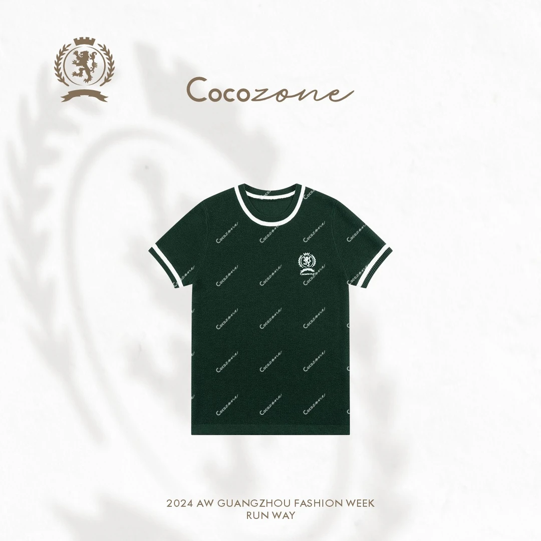 COCO ZONE 刘一一 ”英伦学院“ 圆领短袖针织衫CC2C2265