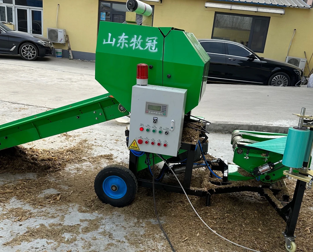 全自动打捆包膜一体机