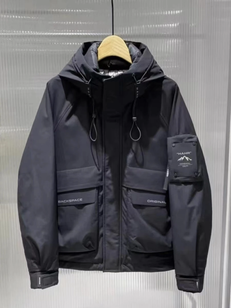 UP45情侣冬季新款工装百搭潮流加厚时尚羽绒服外套