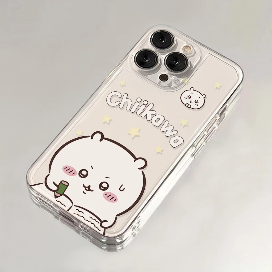 chiikawa吉伊iPhone15手机壳14苹果13透明12小米vivo华为oppo全包