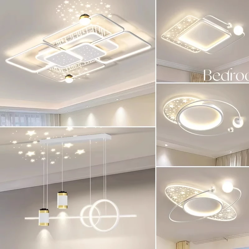 大气客厅主灯意式餐厅卧室灯现代简约led吸顶灯全屋灯具套餐组合