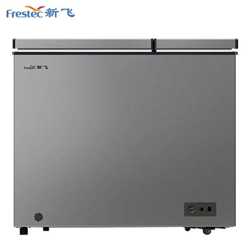 Frestec/新飞228升双温冰柜卧式冷藏冷冻一级能效BCD-228KAT/L