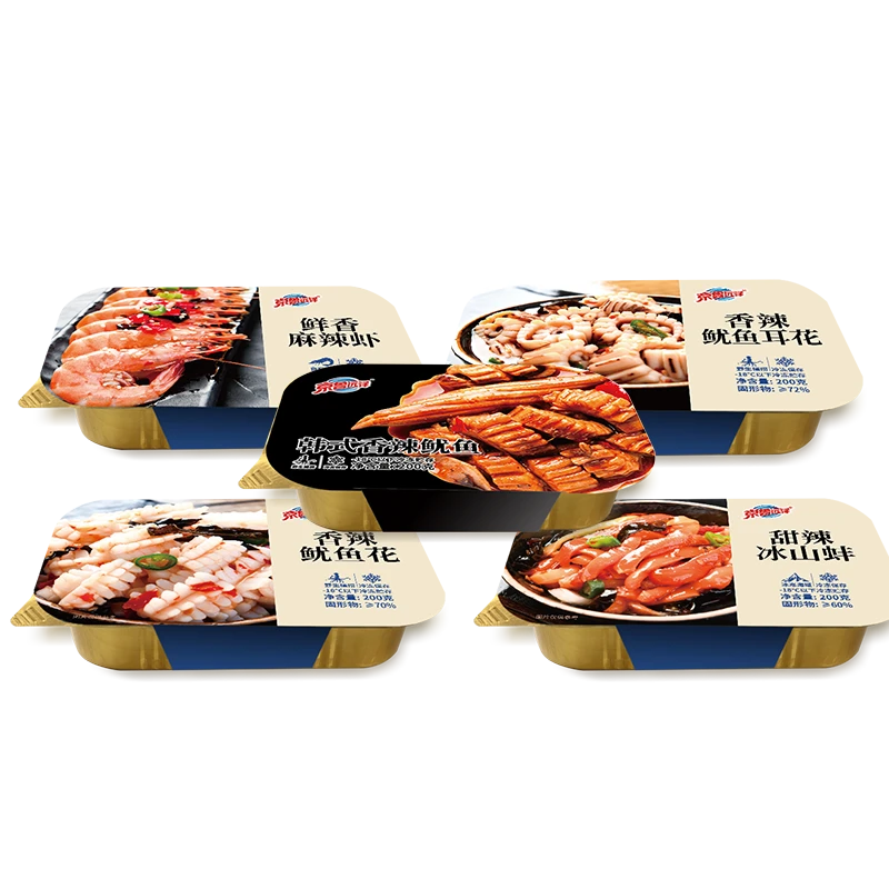 京鲁远洋麻辣海鲜组合香辣营养加热风味健康产品锁鲜精选香辣营养