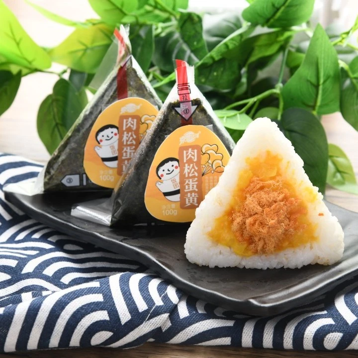 京鲁远洋加热即食速冻新鲜营养早餐饭团香糯海苔三角饭团组合