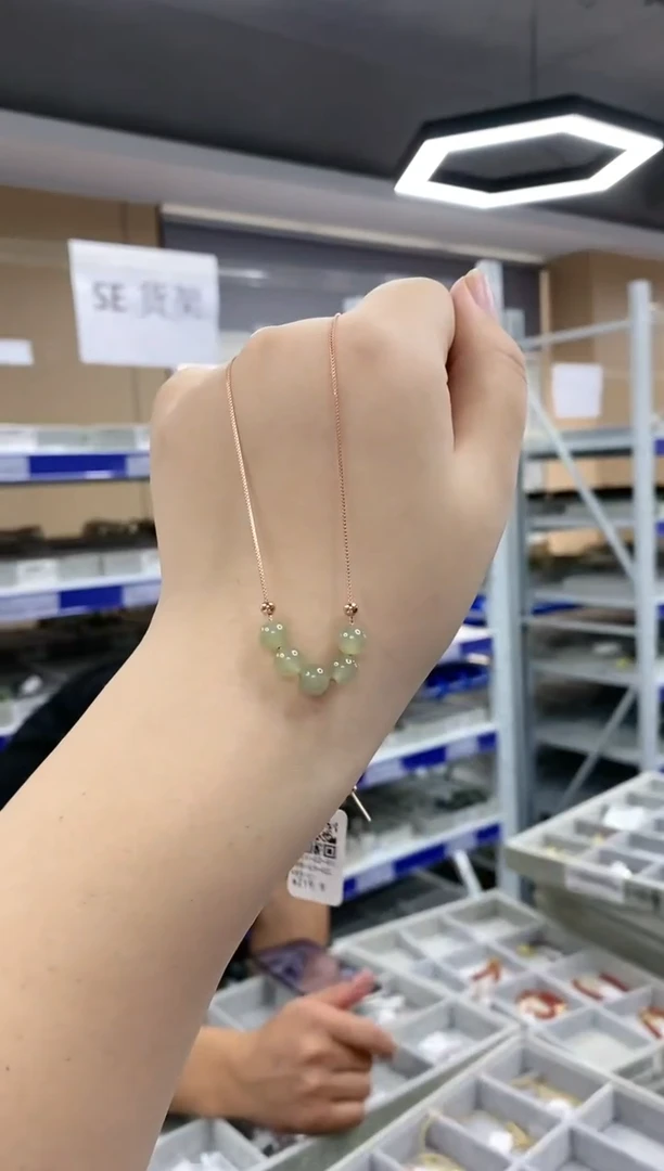 【闪购商品】和田玉颈饰银S925镶嵌yp