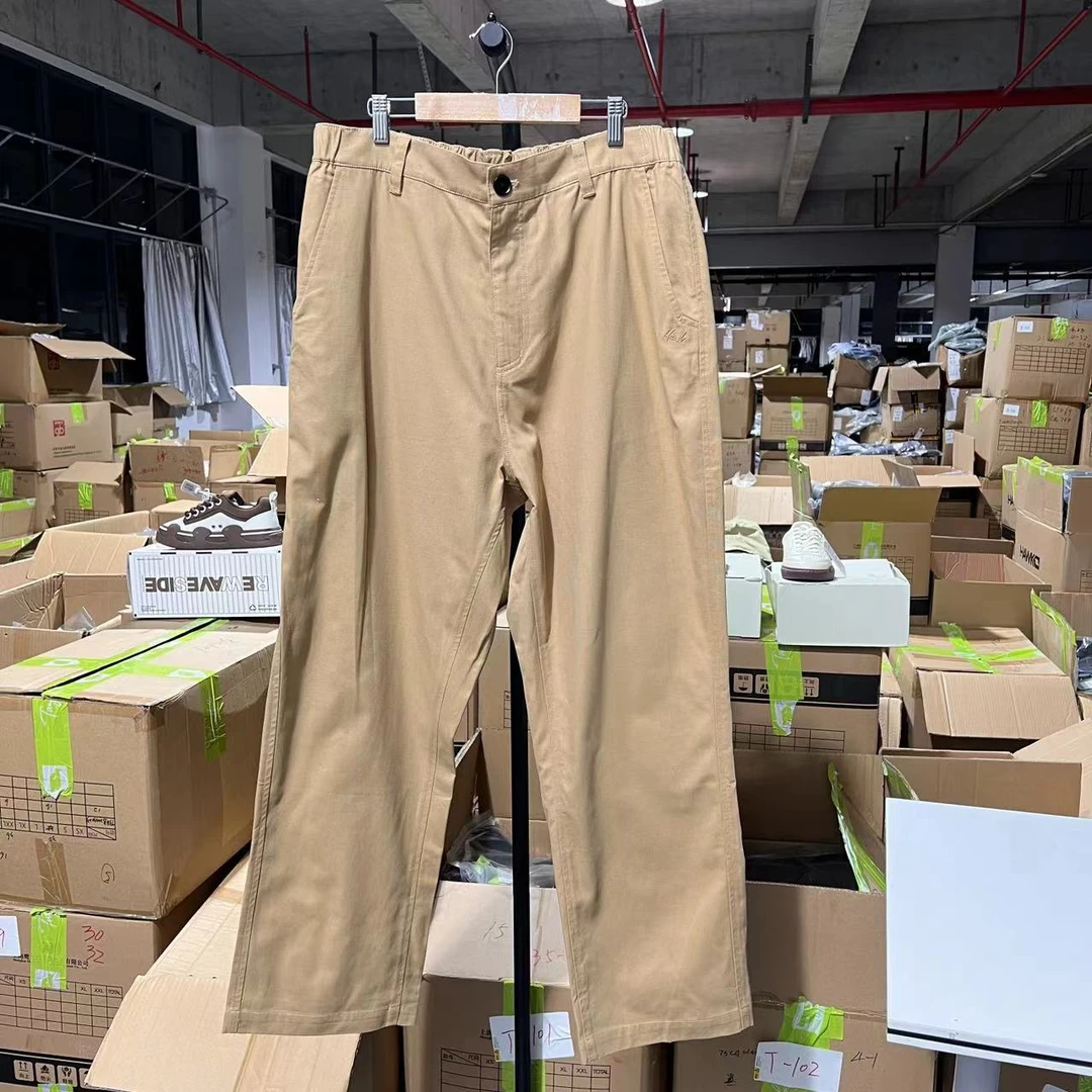 （4.7）S-33 24潮牌春秋季男士针织百搭直筒休闲长裤 0334I