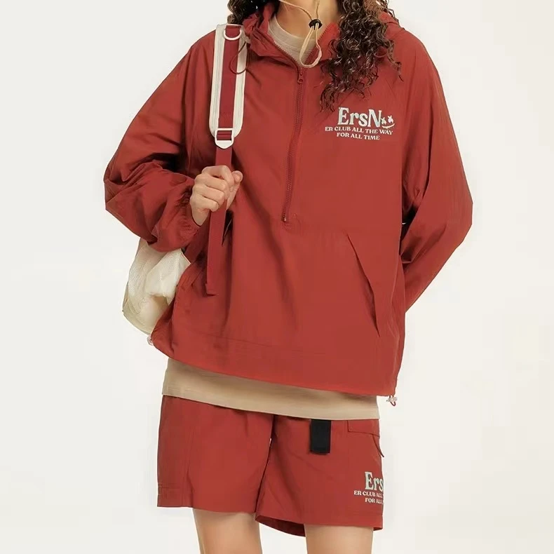 H-43 早秋新款美式休闲户外l防晒防紫外线情侣冲锋衣UPF50+ 26083
