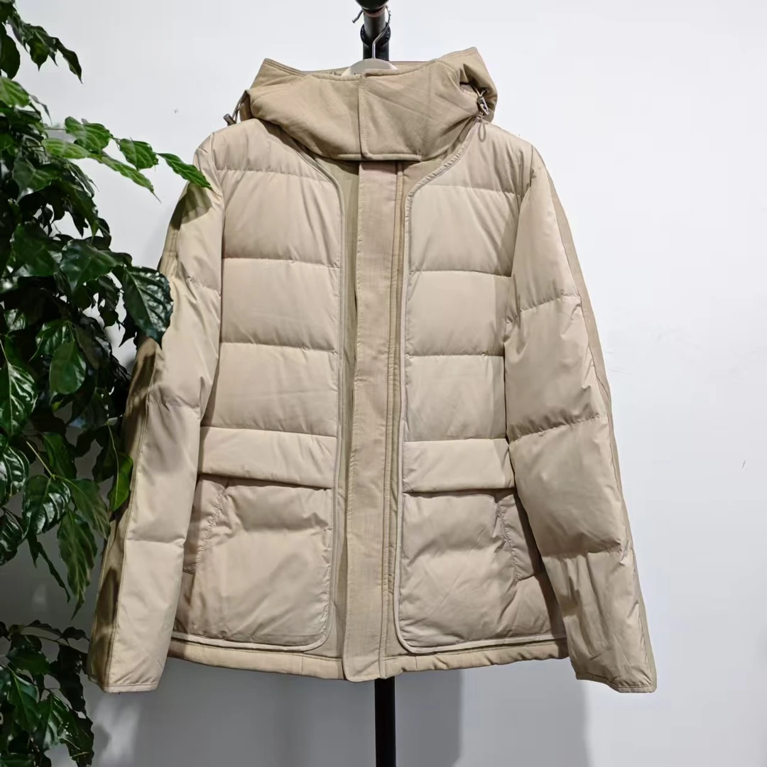 G-48 24潮牌秋冬季情侣款时尚休闲连帽羽绒服 48607