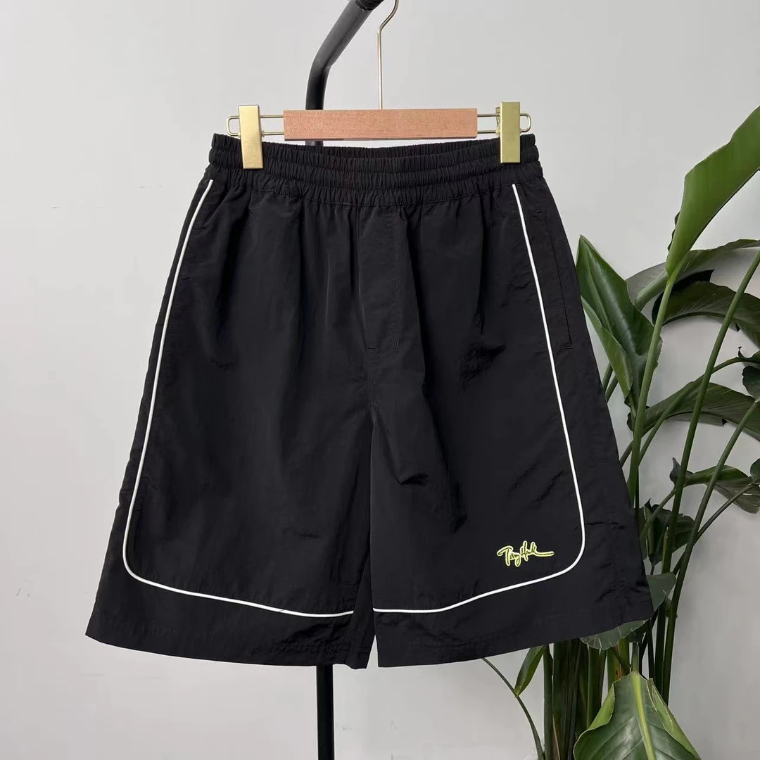 （4.7)s-1 24夏季情侣款时尚百搭明线装饰运动休闲短裤 08100